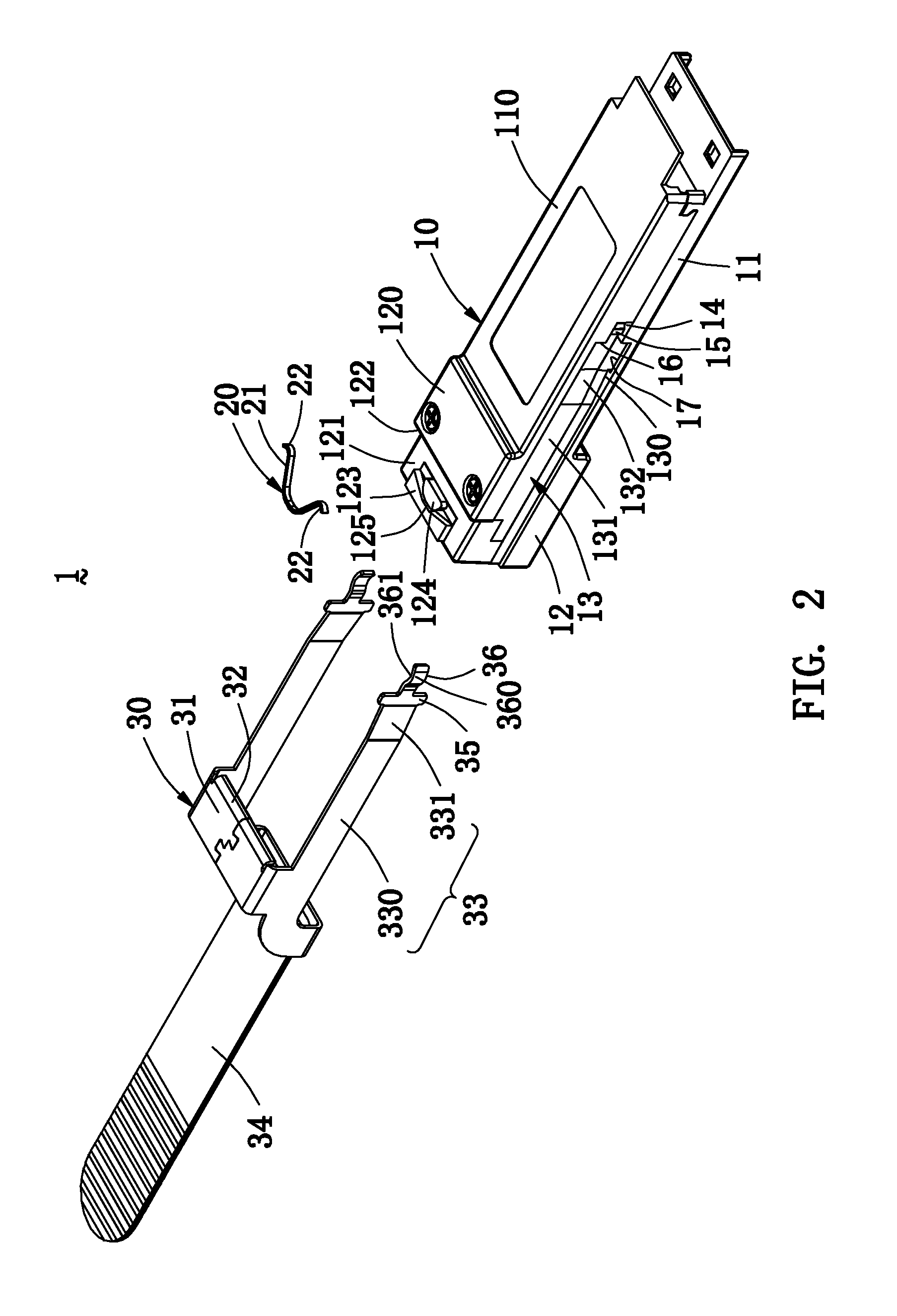 Connector with a Locking and Unlocking Mechanism