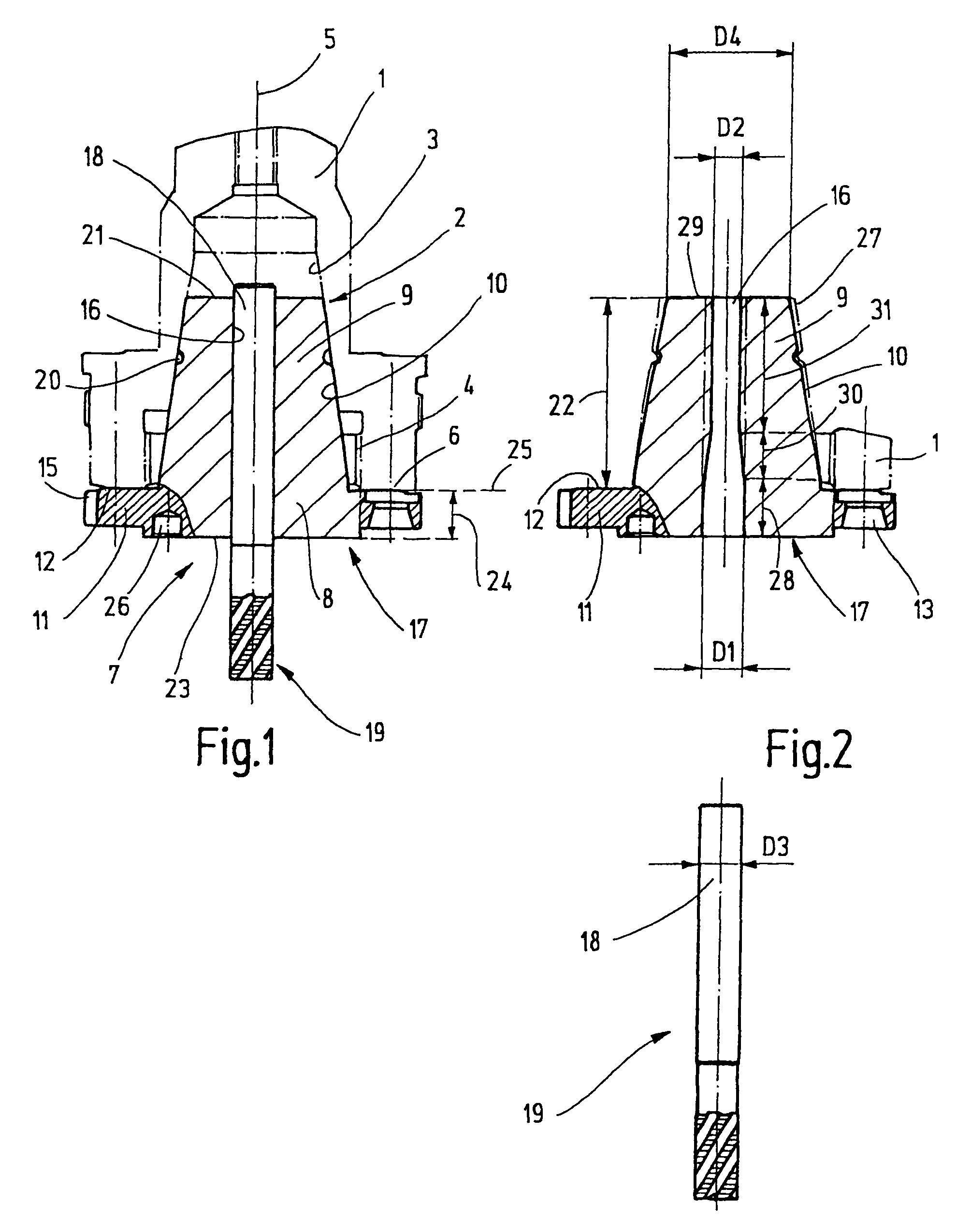 Tool clamping insert and tool clamping device