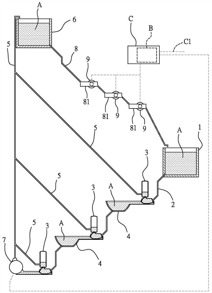 Unpowered pumping power generation device