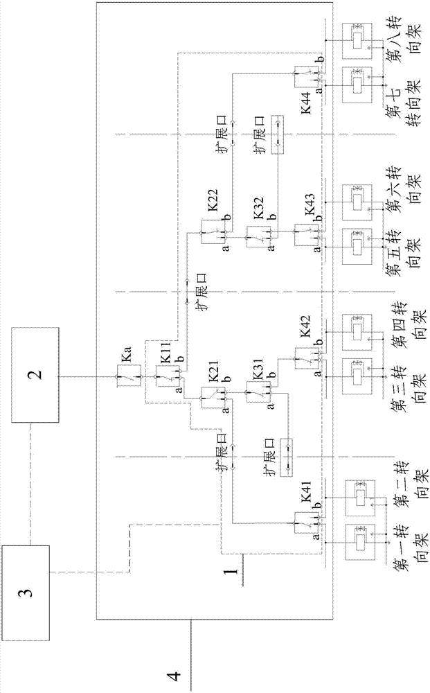 Remote isolation circuit and braking fault isolation system and method for unmanned train
