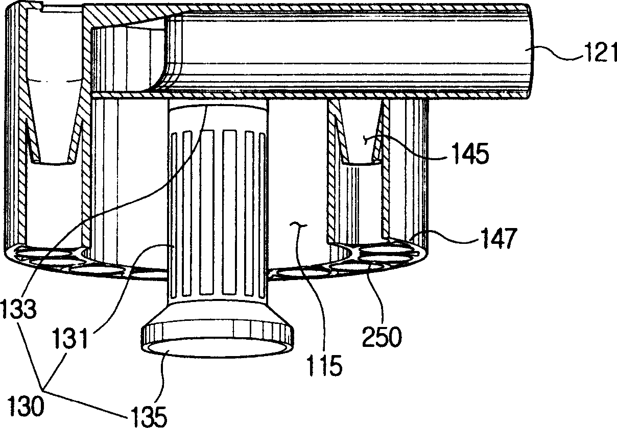 Cyclone separating apparatus and vacuum cleaner equipped with the same
