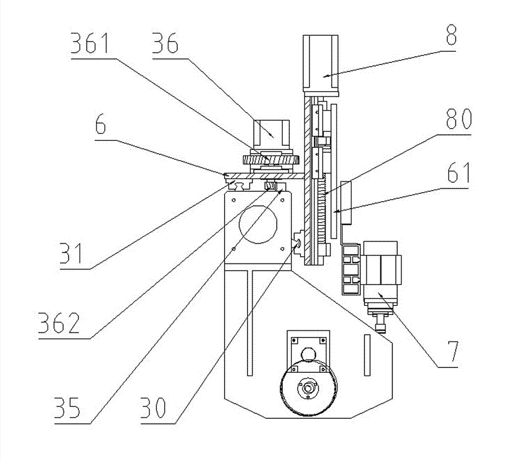 Integrated tool-setting type numerical-control engraving machine portal frame assembly