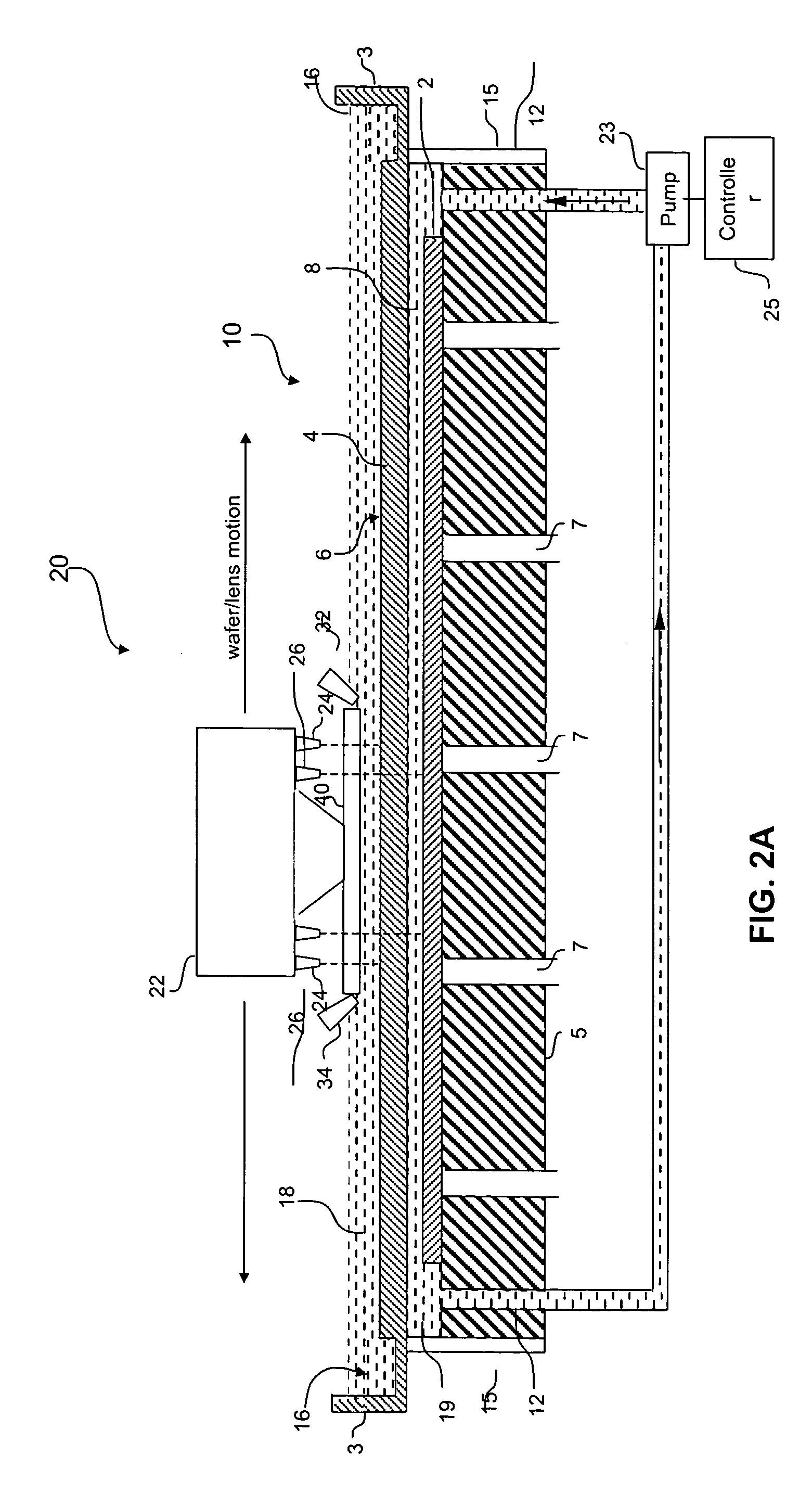 Wafer cell for immersion lithography