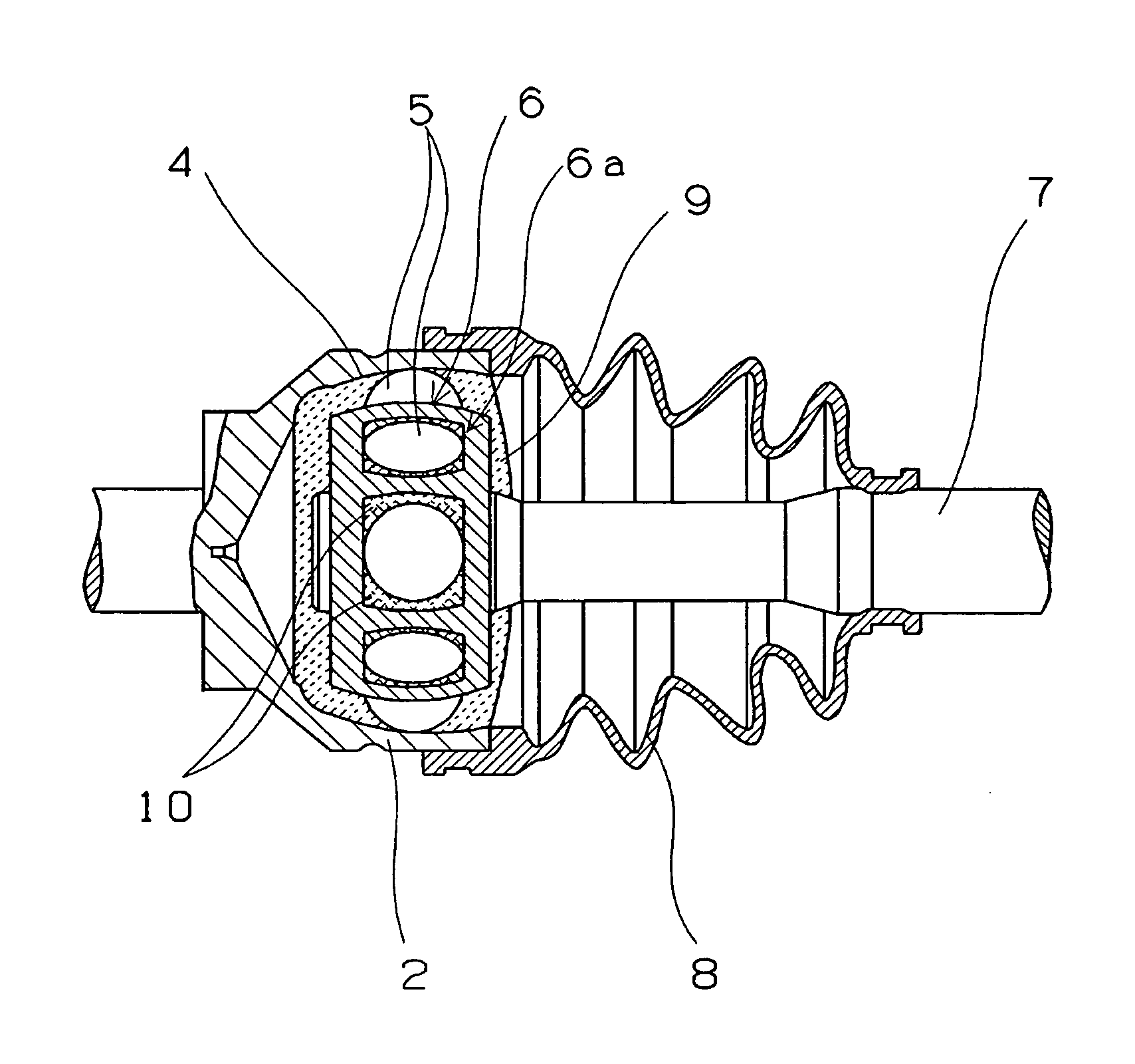 Lubricating system and universal joints with the system