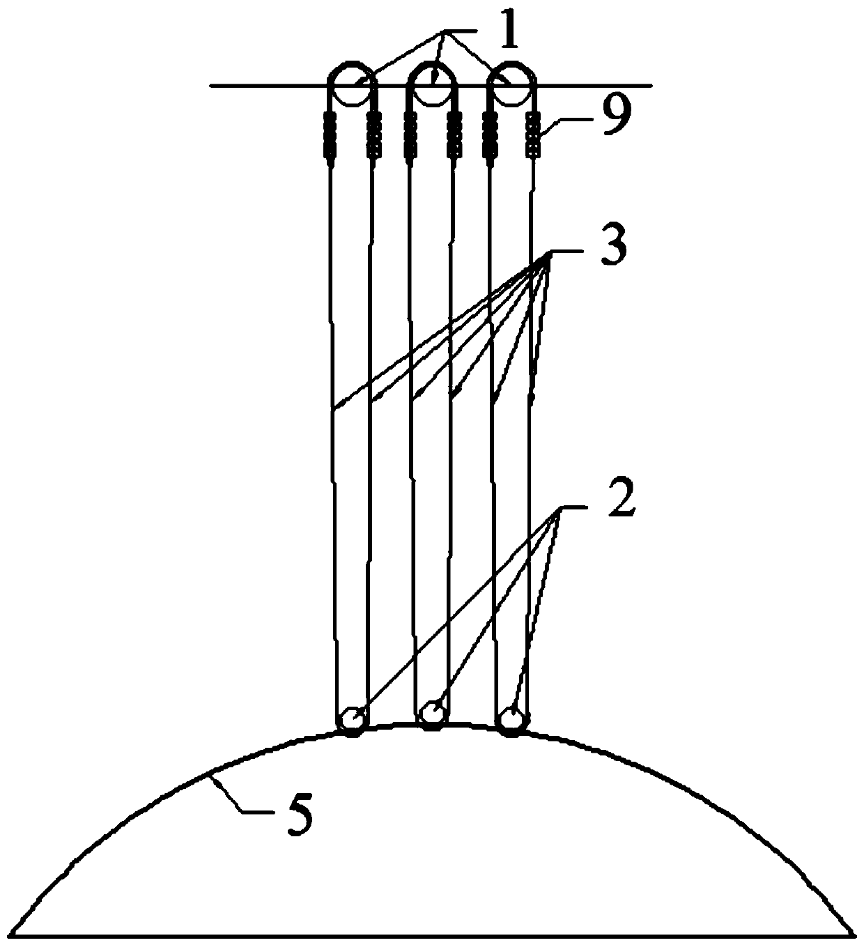Method for enabling tunnel to safely pass through shallow-buried ditch weak surrounding rock