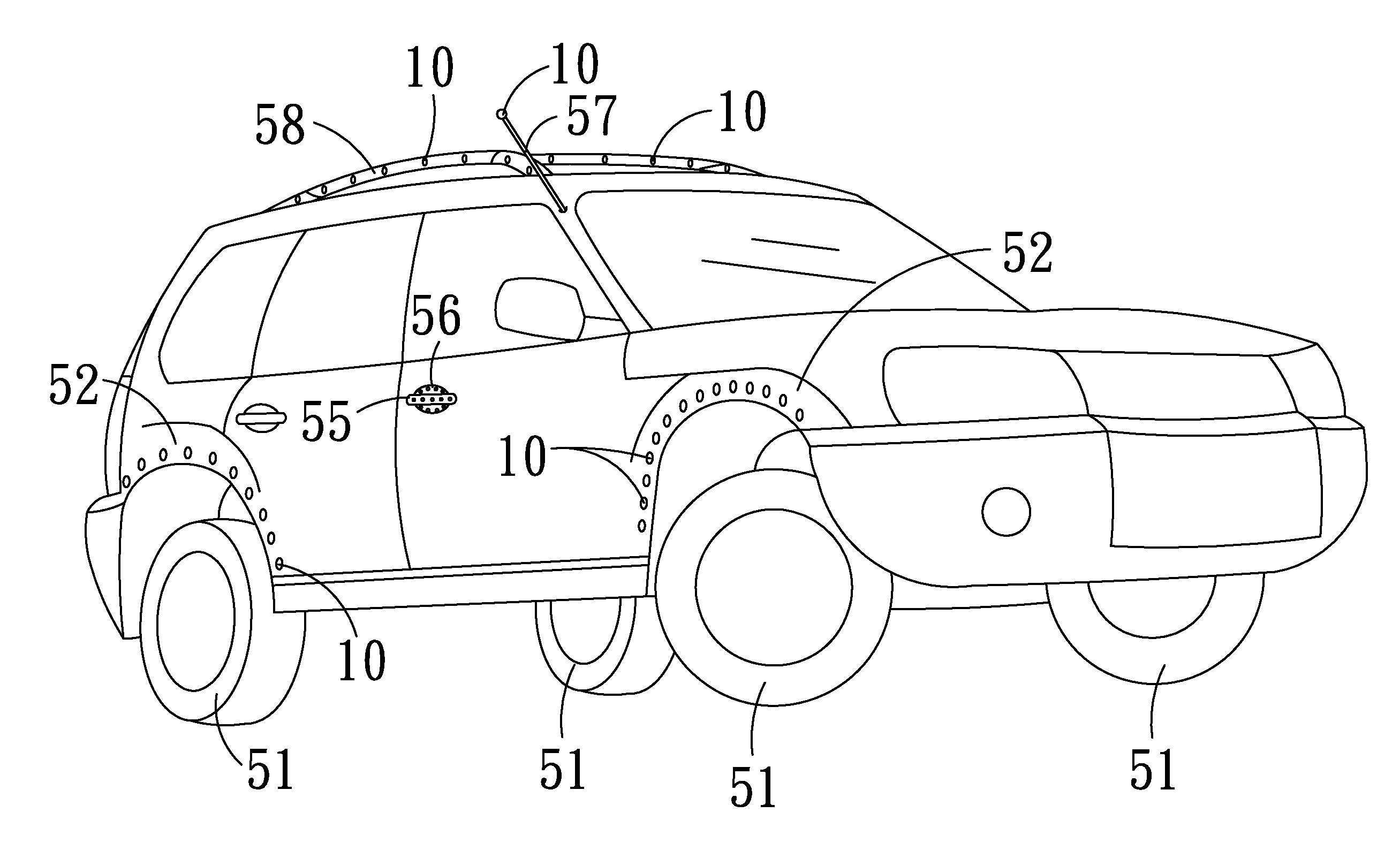 Automobile light emitting device