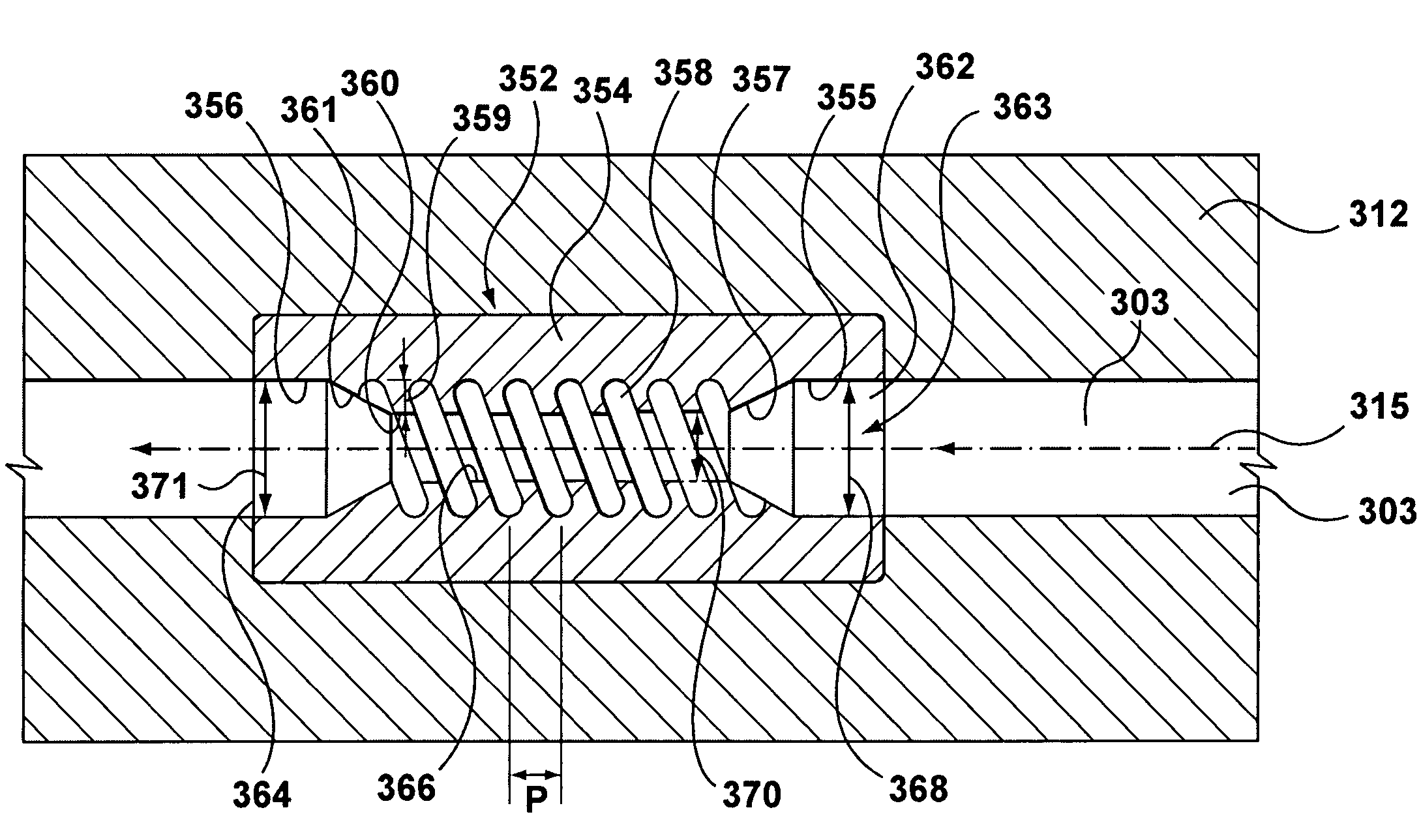 Melt redistribution element for an injection molding apparatus