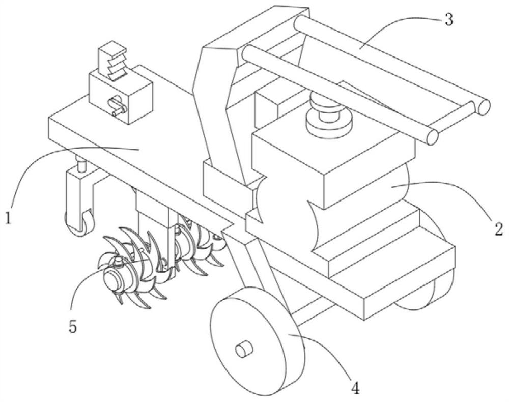 Rapid ditching equipment for agricultural seed sowing