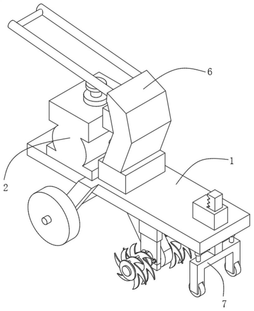 Rapid ditching equipment for agricultural seed sowing