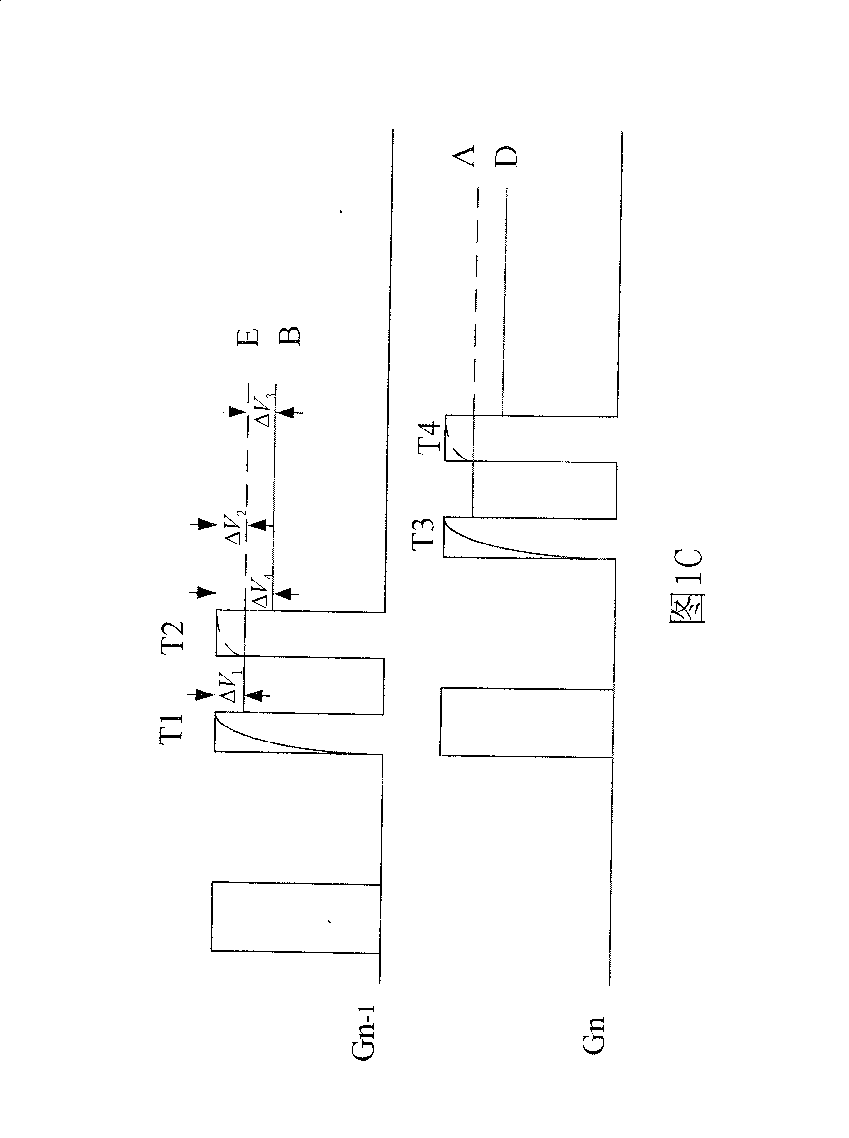 Crystal-liquid display device and pulse-wave adjusting circuit thereof