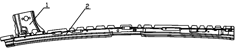 Novel side wall cross beam structure