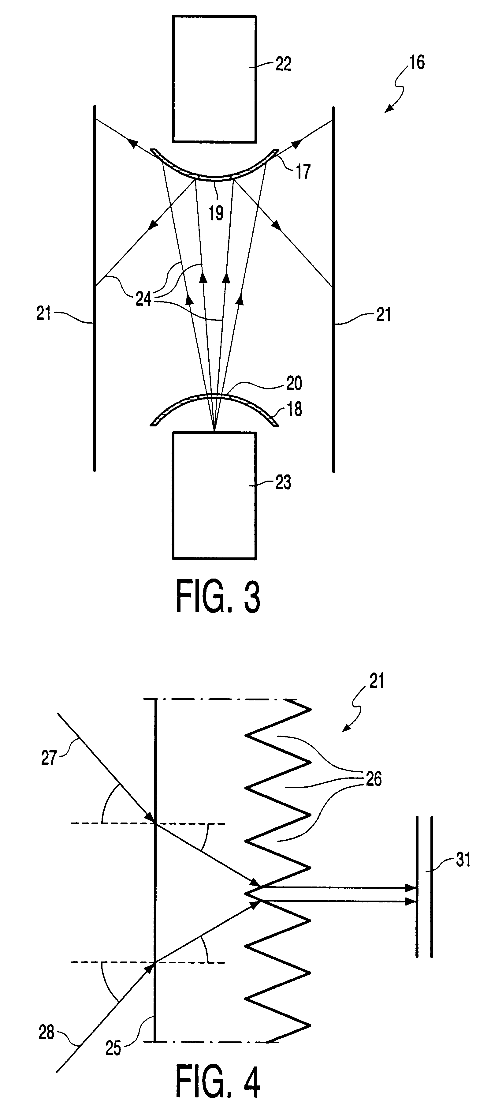 Display device having a cylindrical projection surface such that an image projected onto the inside is visible on the outside