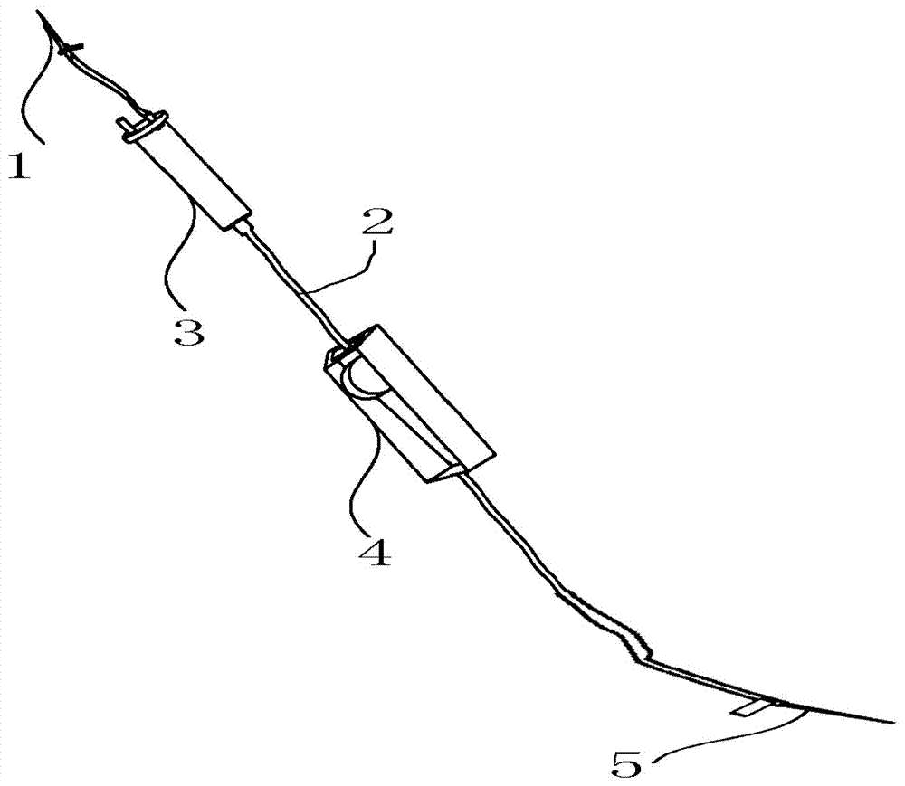 Automatic liquid stopping type intravenous infusion unit