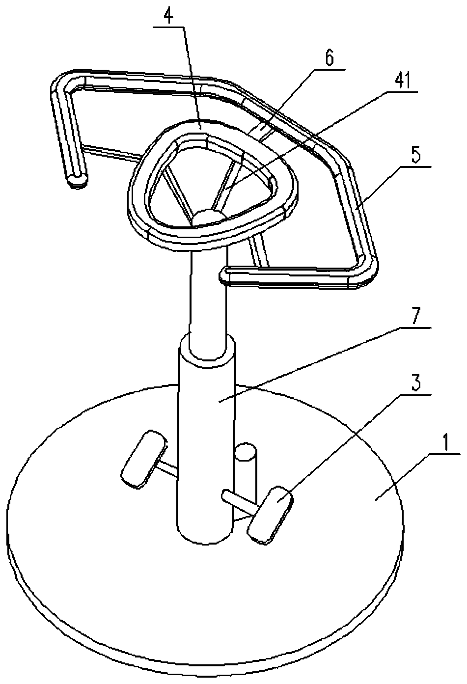 Intraspinal anesthesia support frame for facilitating sitting of patients