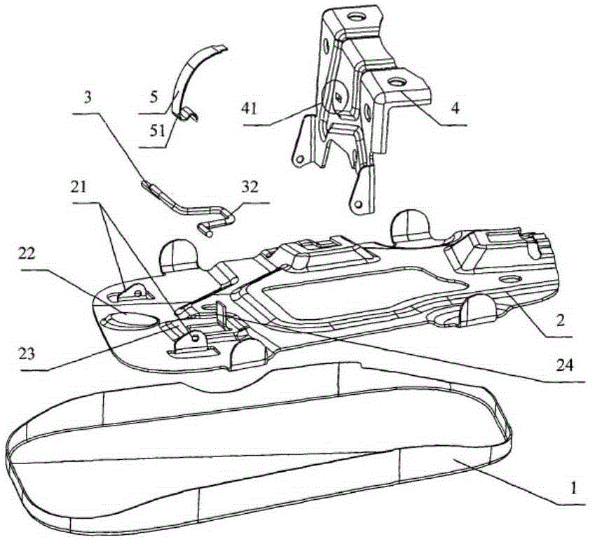 A small spring-type refueling port door for a heavy-duty truck fuel tank