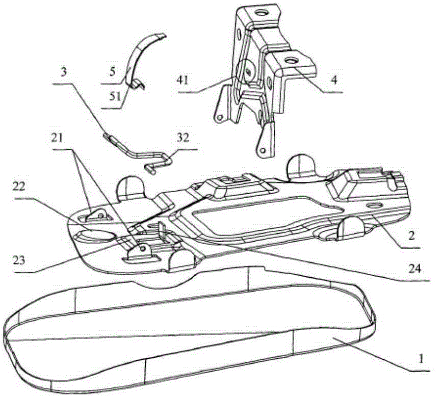 A small spring-type refueling port door for a heavy-duty truck fuel tank