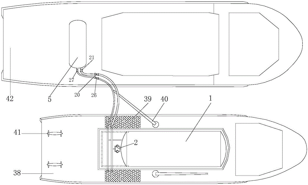 LNG filling system, BOG processing system and mobile LNG filling ship