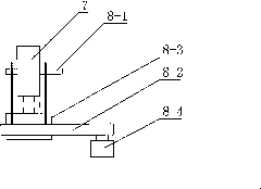 Method for measuring safety distance between suspension arm of crane and running super high voltage transmission line