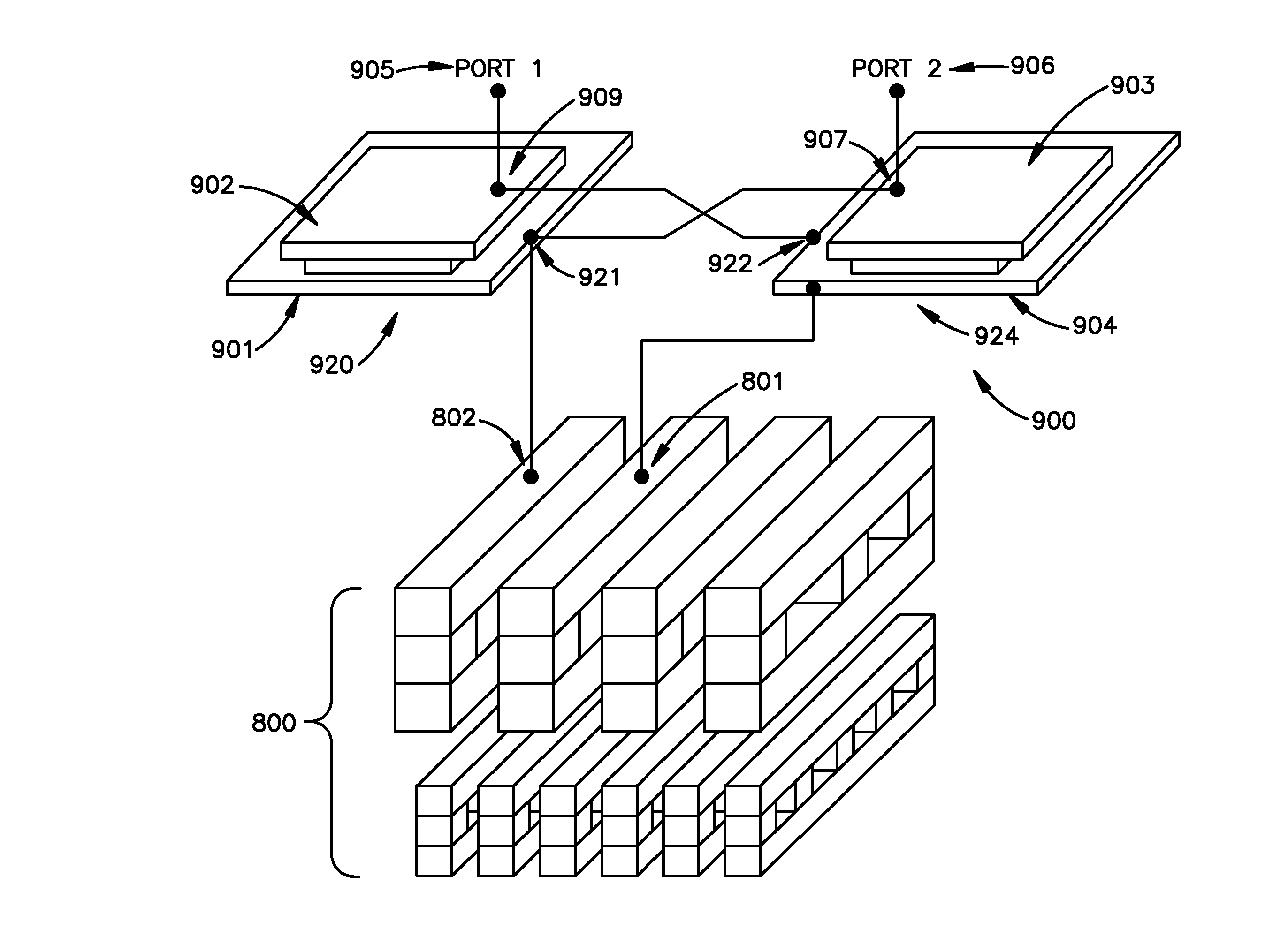 Method, system and design structure for symmetrical capacitor