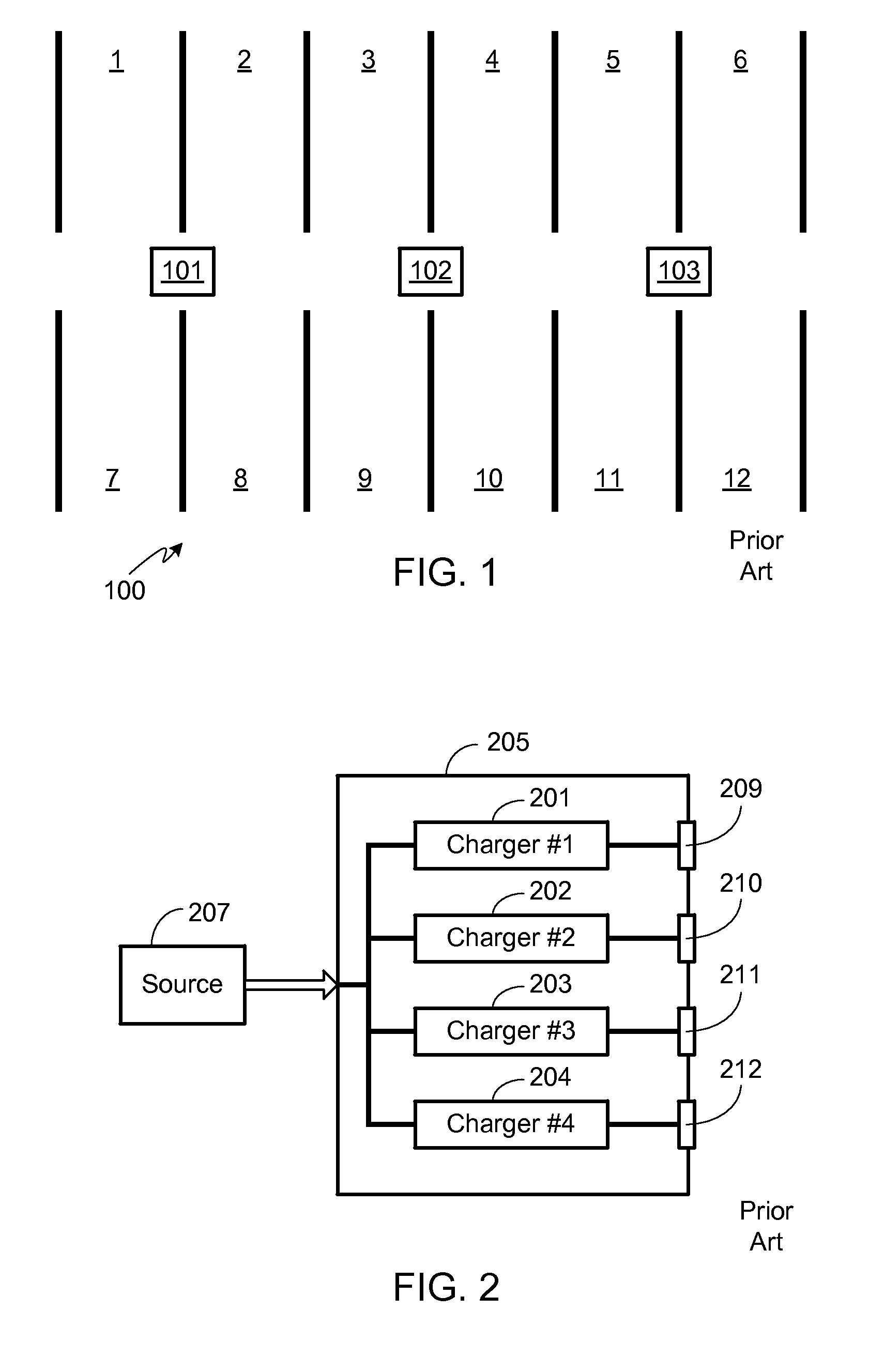 Multiport Vehicle DC Charging System with Variable Power Distribution