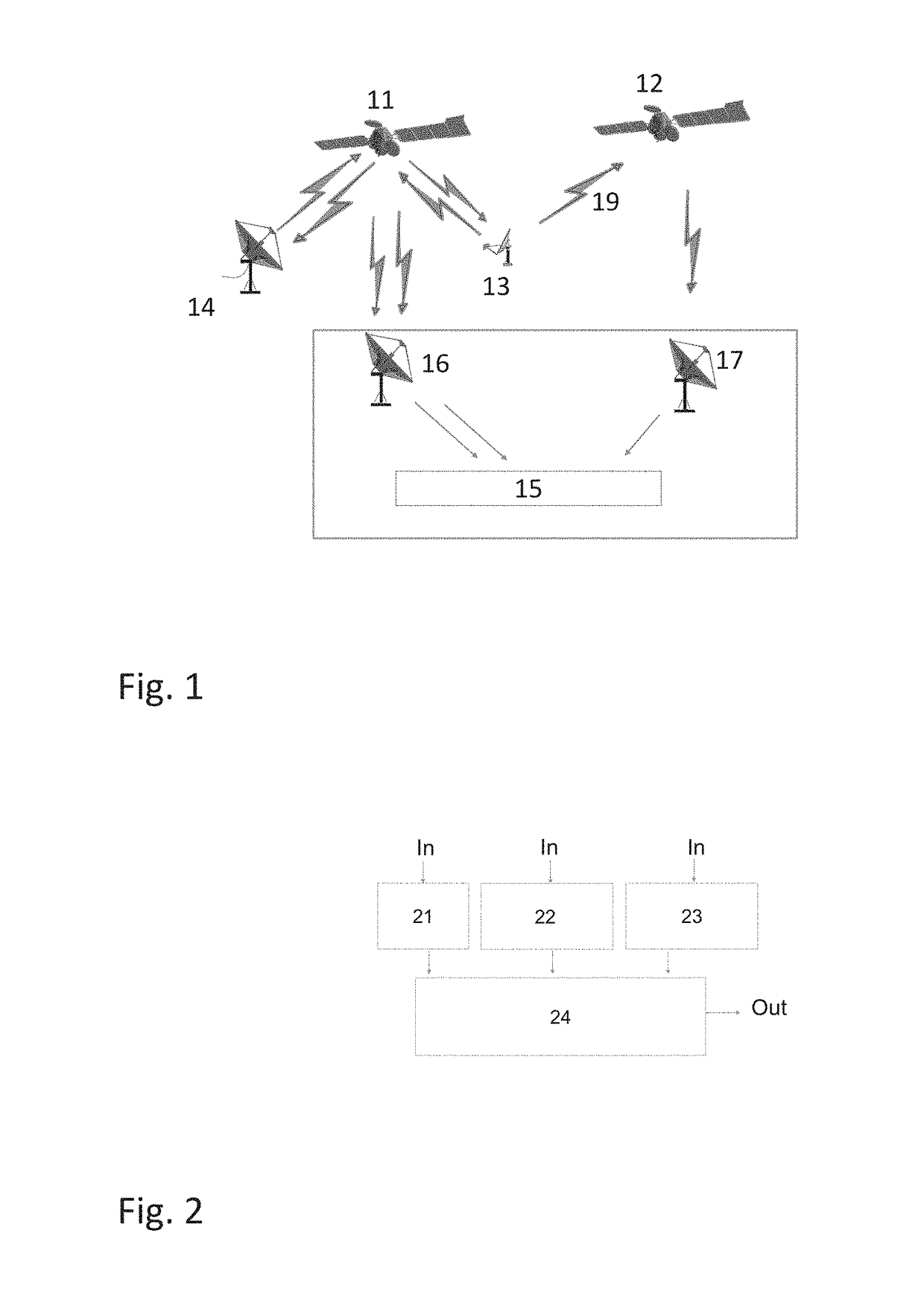 Method and device for measuring the interference level of vsat TDMA terminals causing cross-polar and/or terminals causing cross-polar and/or communication link