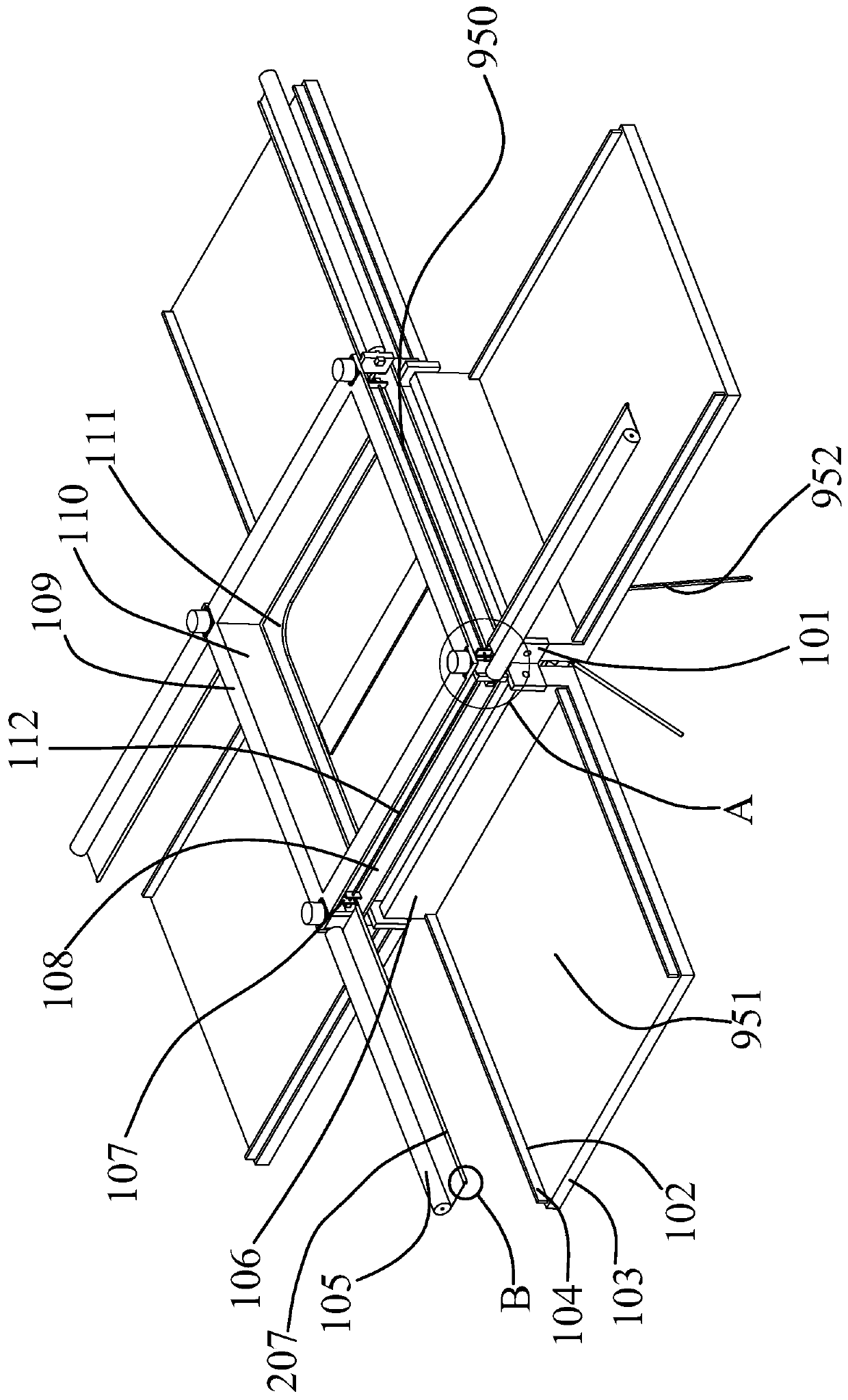 Cotton airing equipment with rain-proof function