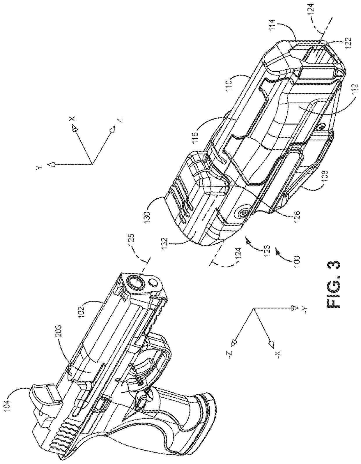 Holster system with removable sight cover