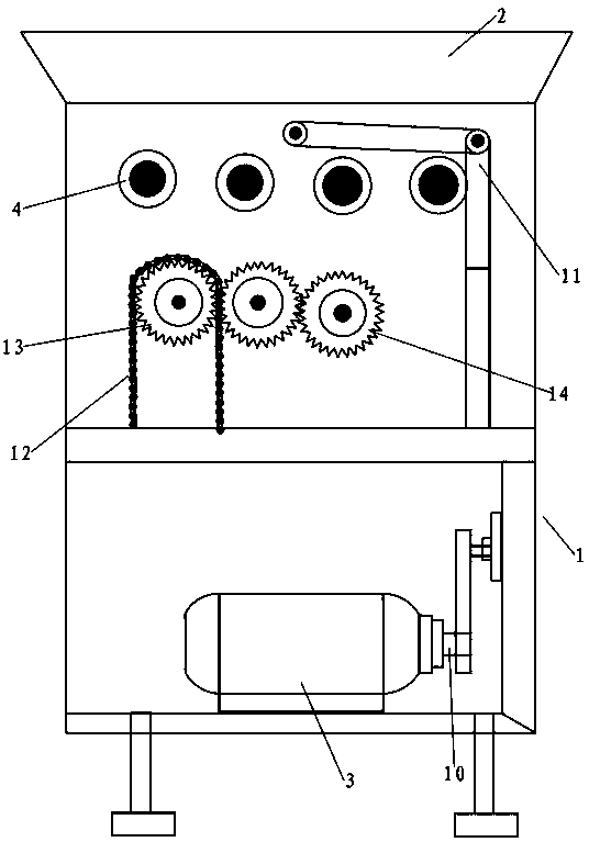 An automatic skin pressing and skin picking device for dumplings