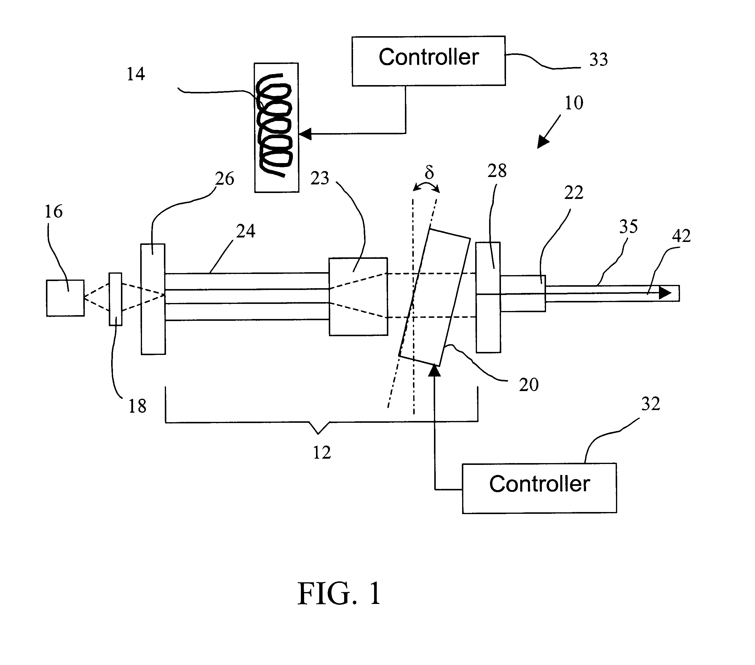 Erbium-doped phosphate-glass tunable single-mode fiber laser using a tunable fabry-perot filter