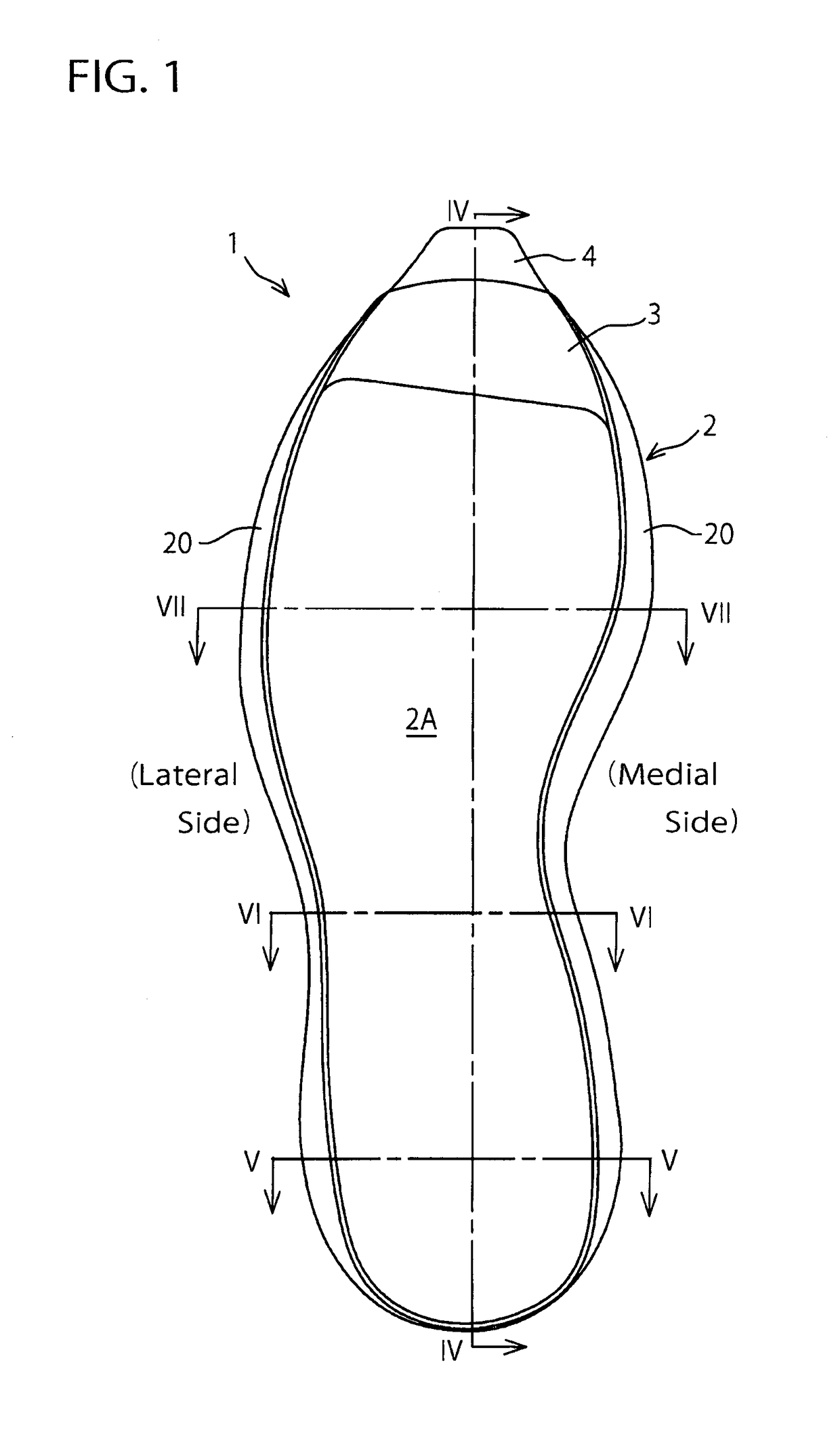 Midsole Structure for a Shoe