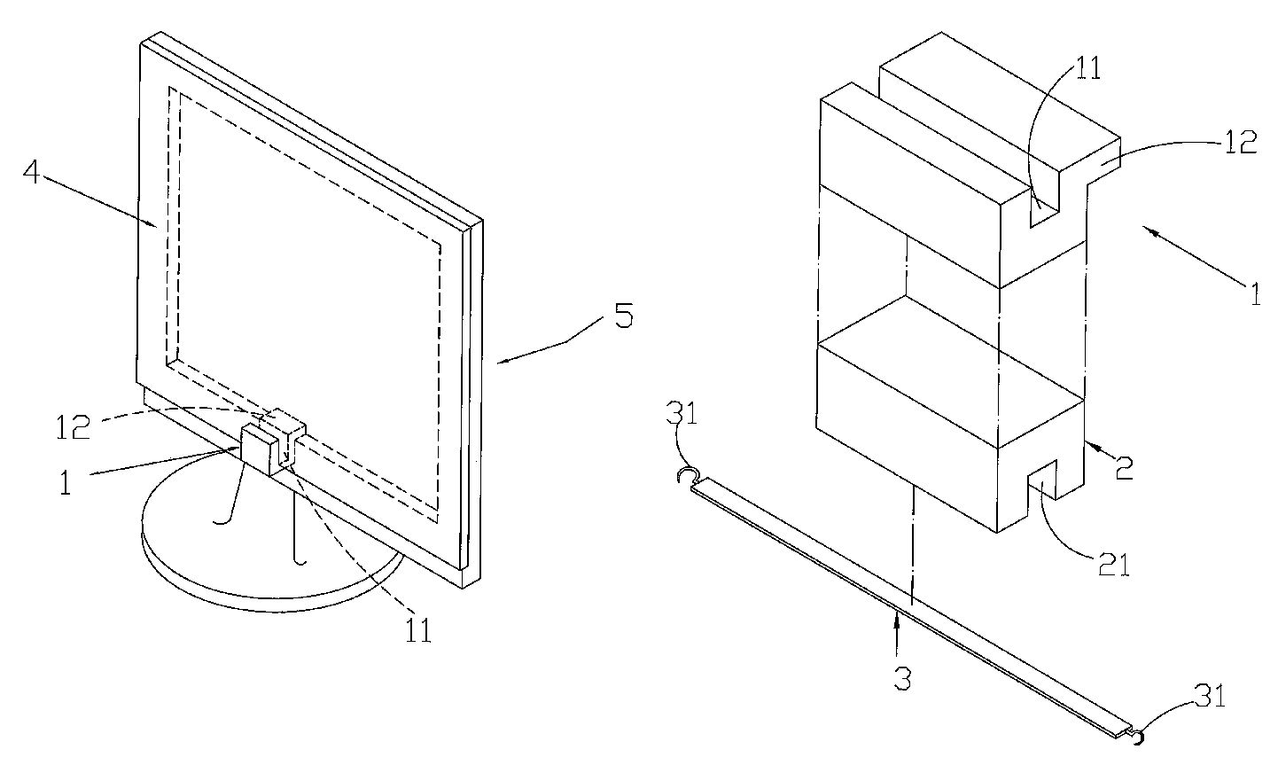 Protective device for a liquid crystal display