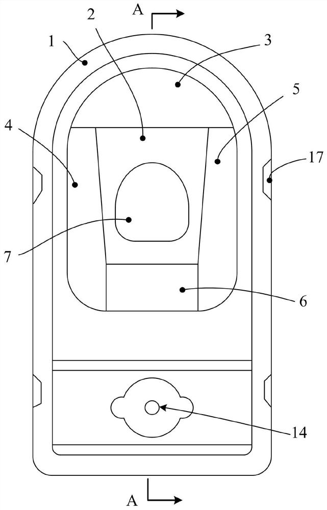 A toilet seat head mold