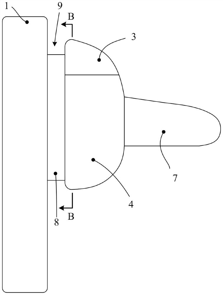 A toilet seat head mold