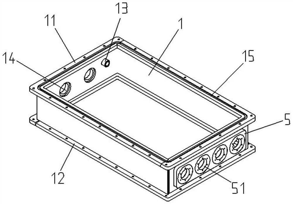 Sealed electric box applied to severe environment