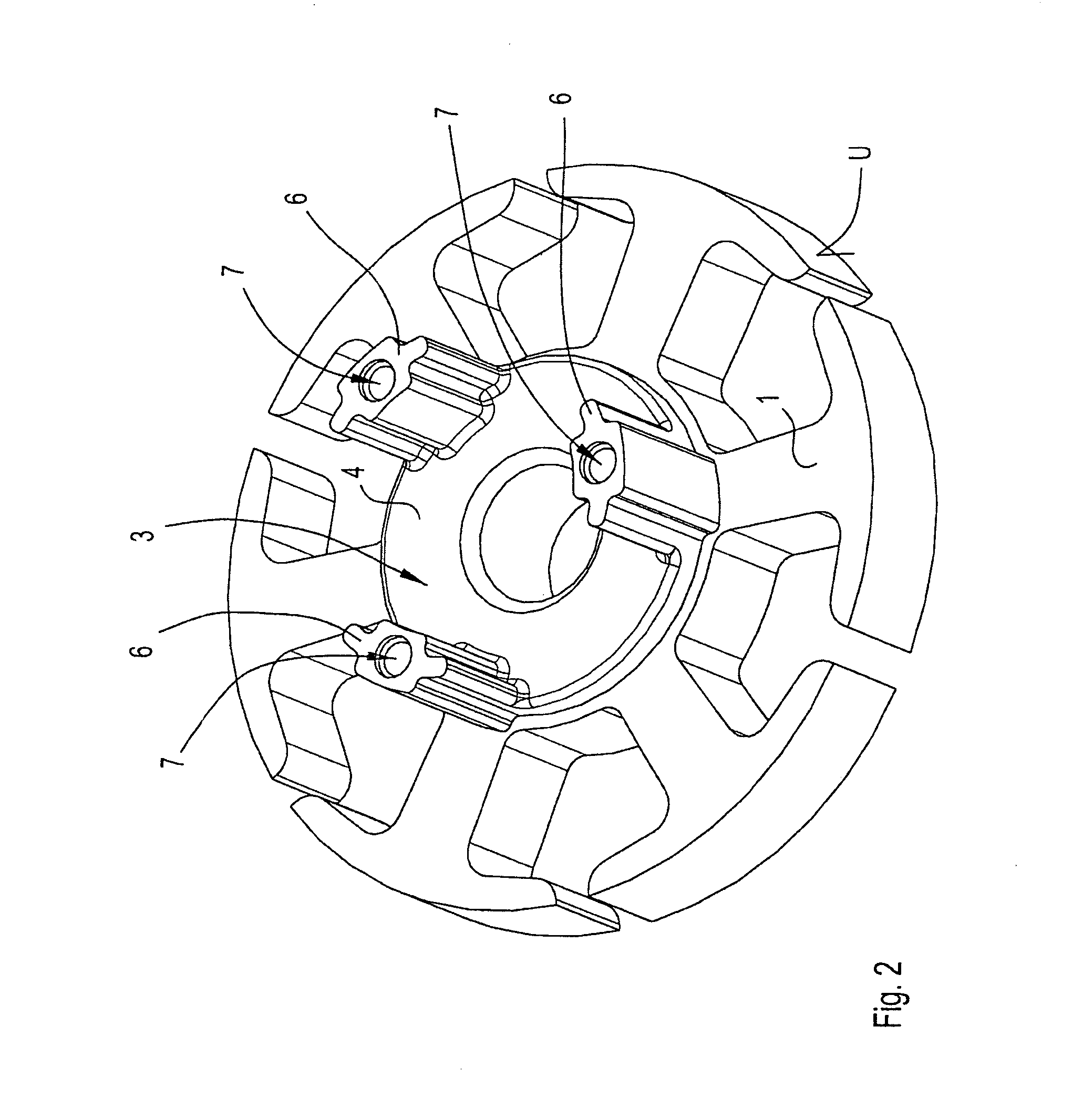 Stator of an electric motor