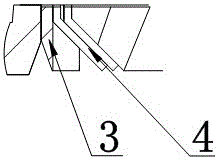 A four-stage compression packer suitable for high temperature and high pressure construction conditions