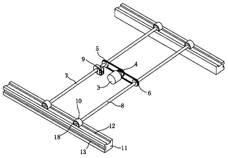 Linear guide rail interconnection anti-toppling system