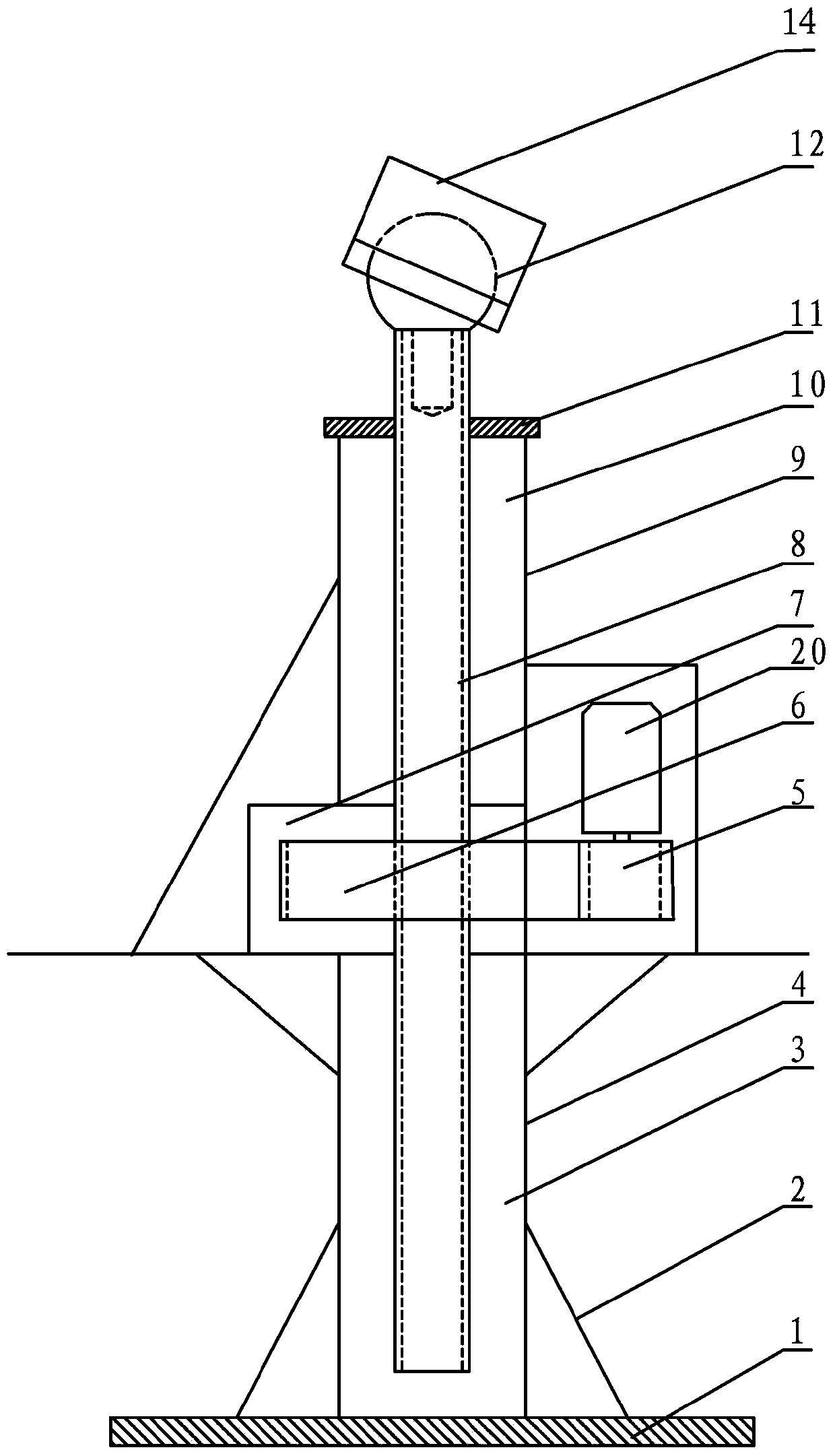 Controlling method of numerical control jig frame for ship building
