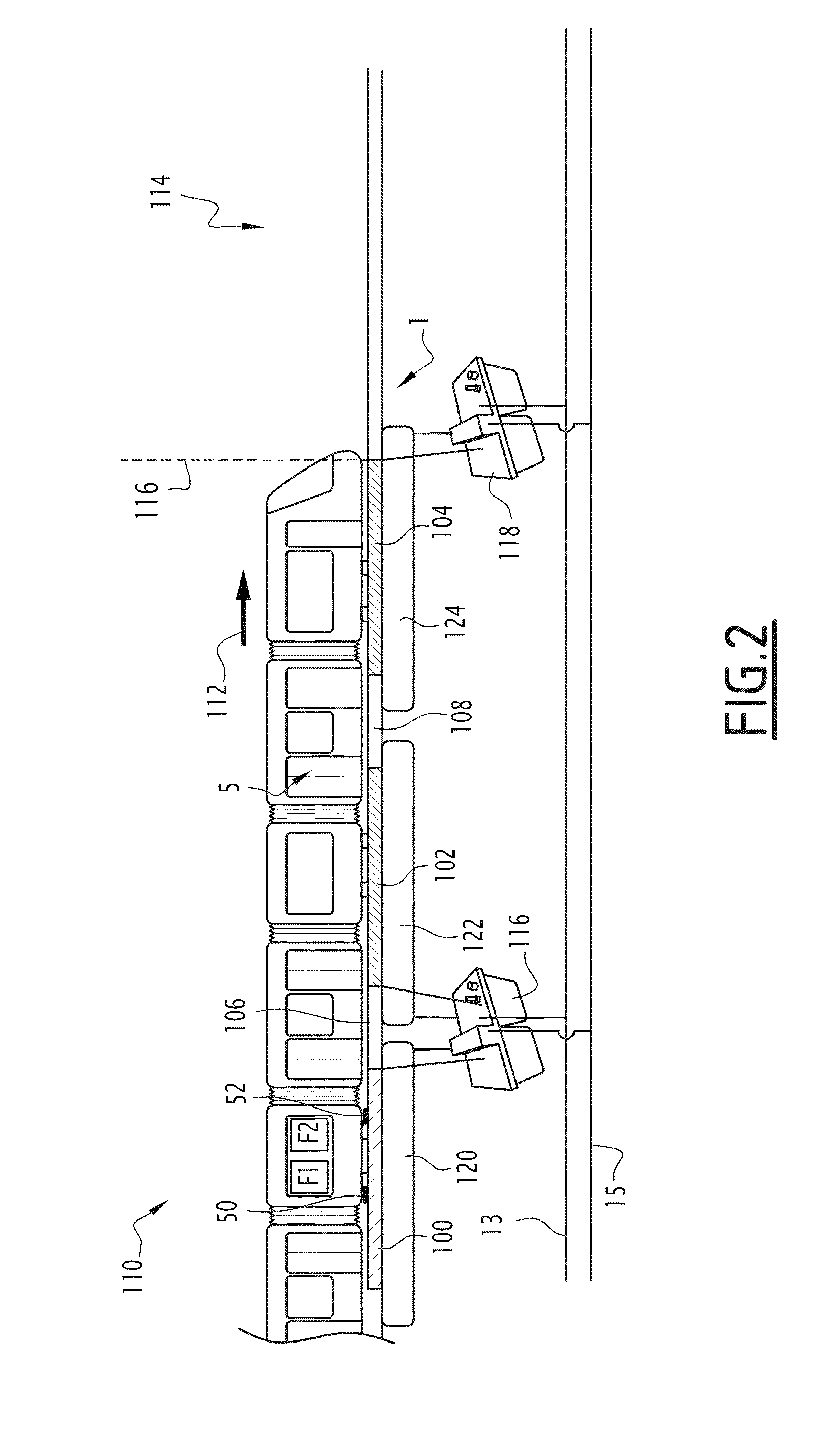 Method for controlling a land transport vehicle, land transport vehicle, ground equipment and transport system
