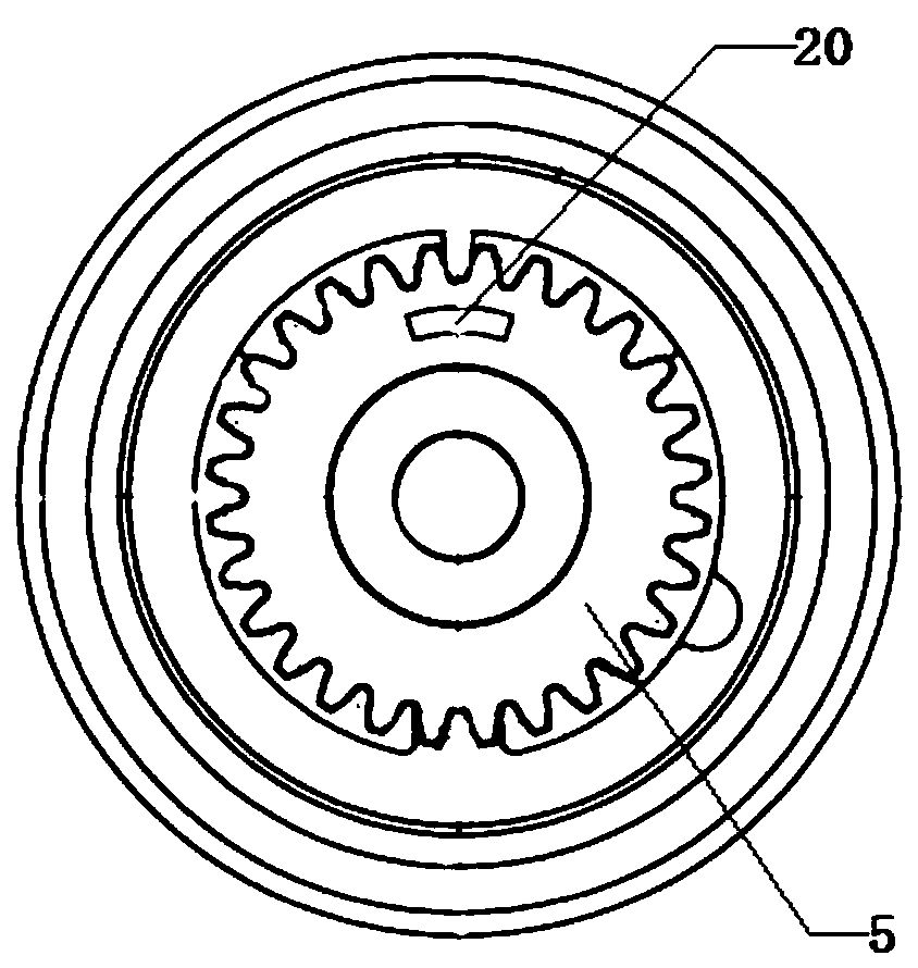 Automobile engine cooling water pump