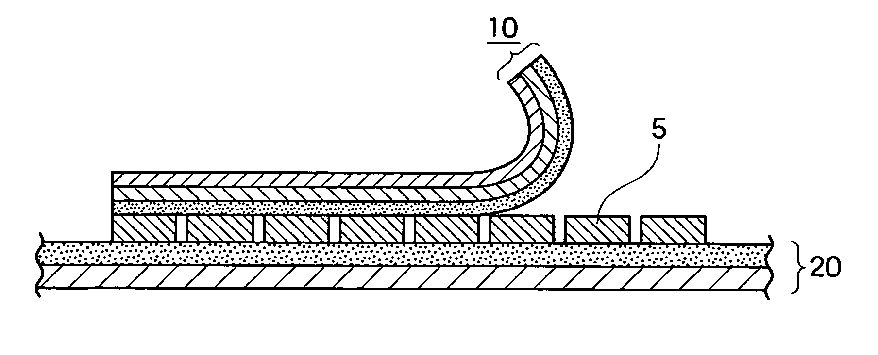 Pressure sensitive adhesive sheet for use in semiconductor working and method for producing semiconductor chip