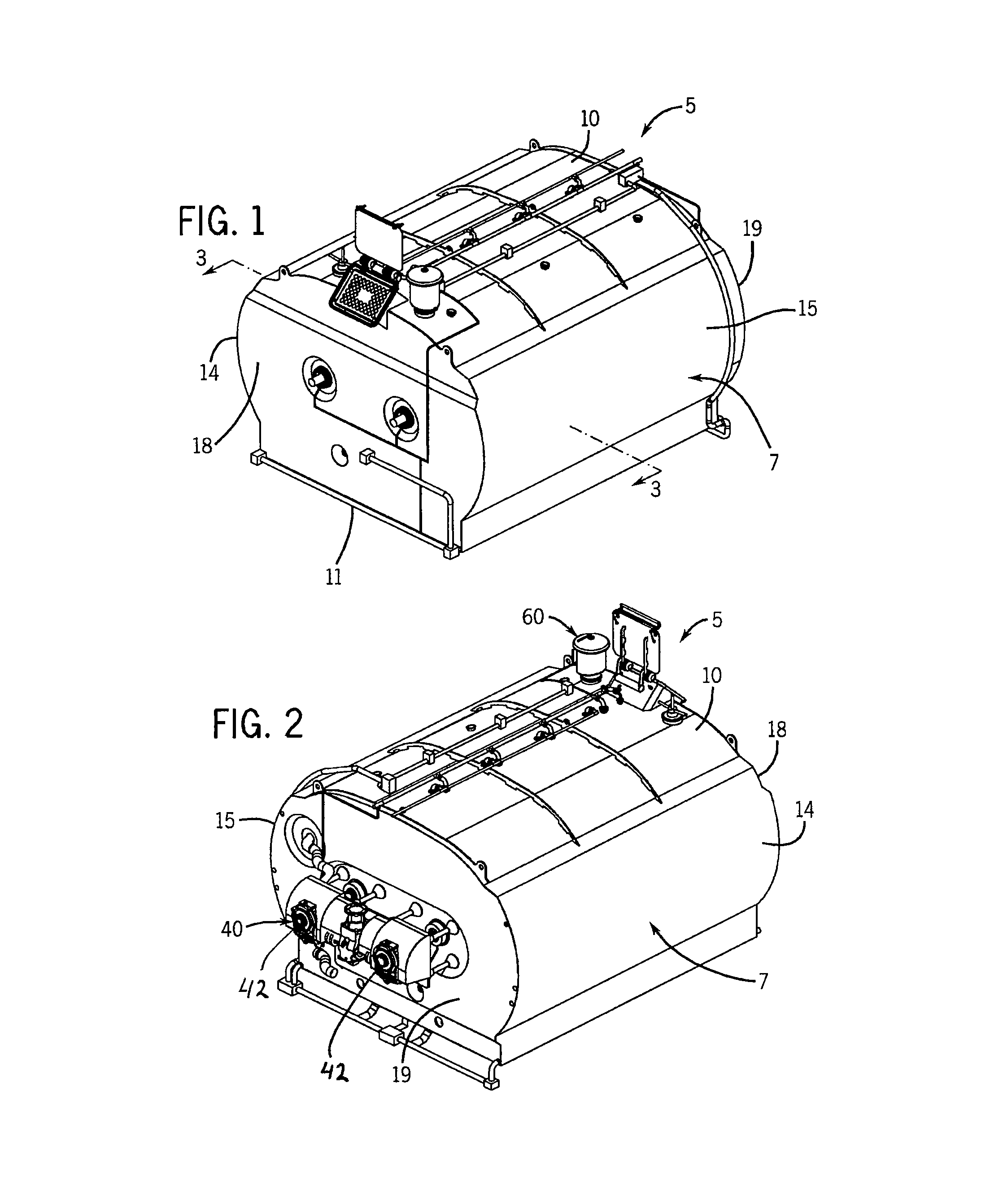 Food processing vat with zoned temperature control