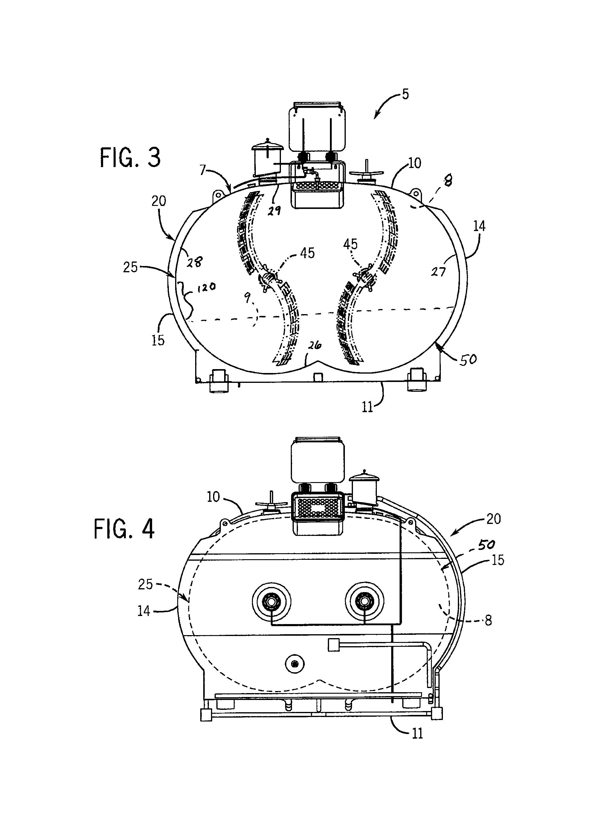 Food processing vat with zoned temperature control