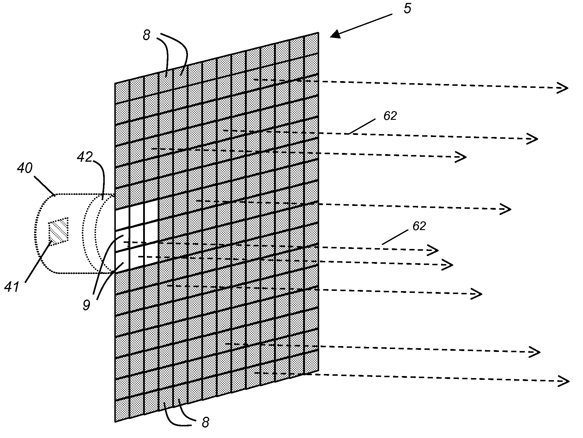 Image capture and integrated display apparatus