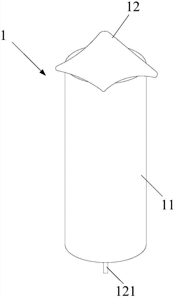 Auxiliary breast implant imbedding device and implant imbedding method