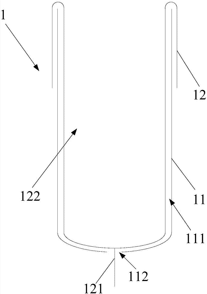 Auxiliary breast implant imbedding device and implant imbedding method