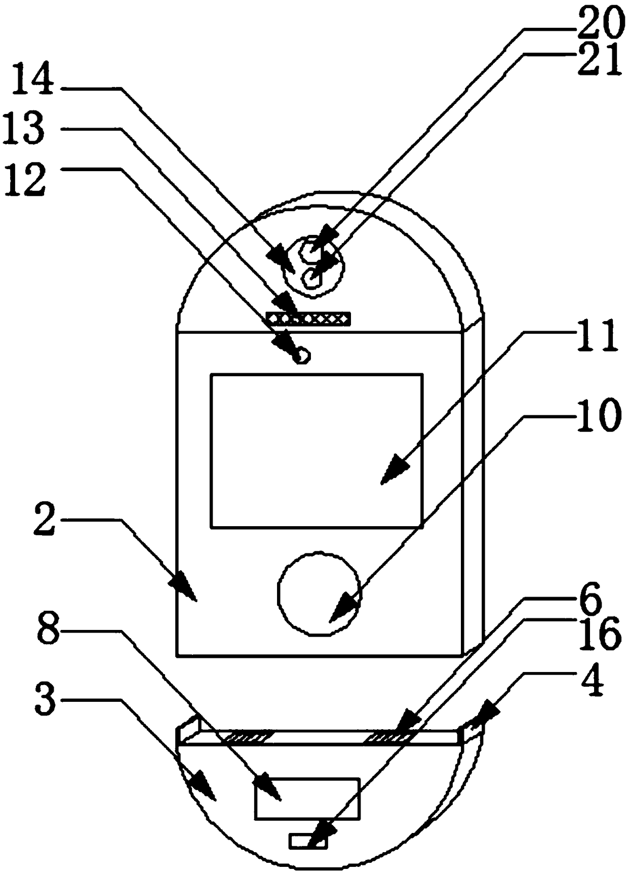 Convenient and efficient mobile smart doorbell