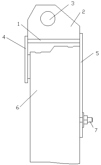 GRC composite wallboard lifting appliance and lifting construction method