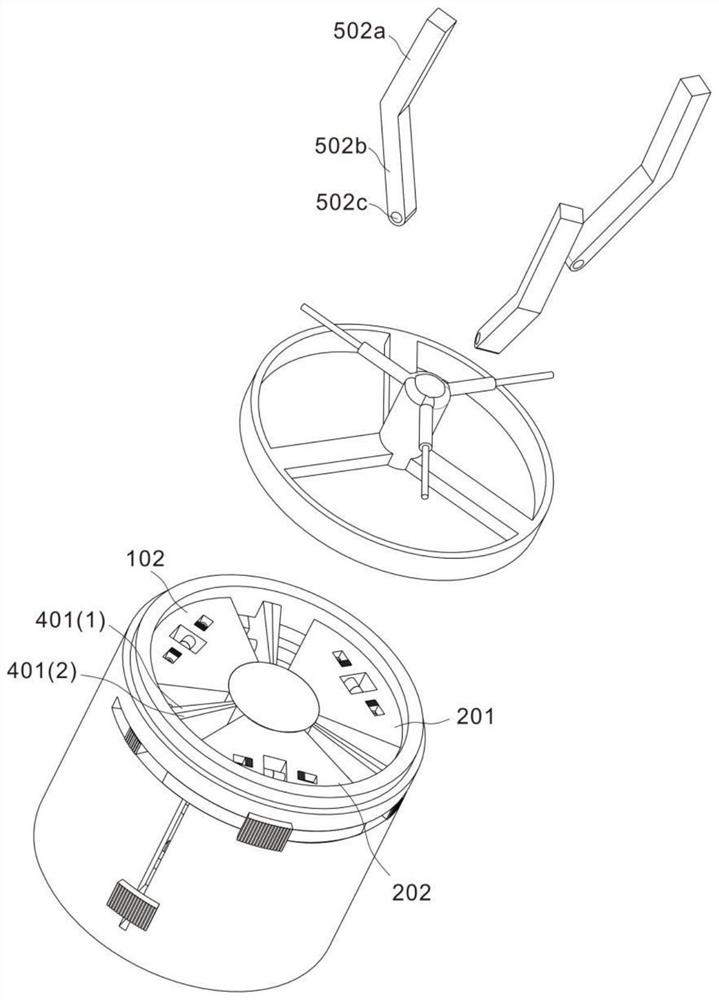 A mechanical claw with adjustable number of claws