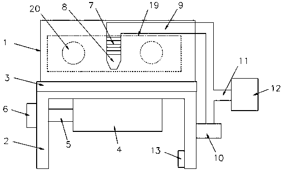 Workpiece sandblast apparatus and method thereof